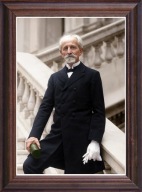 Obraz Karol Franciszek Pollak portret w drewnianej ramie ze szkłem