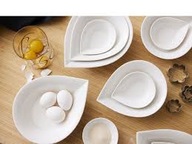 BLOMSTERBERGs danish design KOMPLET NOWY PORCELANA UNIKAT salaterki 6szt.