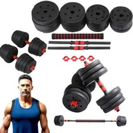 ZESTAW HANTLI 20KG HANTLE BITUMICZNE 2X10 KG REGULOWANE