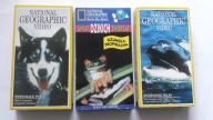 3 x National Geographic Video WSPANIALE PSY + WILK