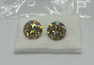 Moissanite, moissanit 10,12 ct jak brylant, diament, piękne na kolczyki