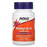 Suplement diety Now Foods Methyl B-12 5000 tabletki do ssania 60 szt.