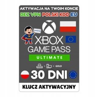 XBOX GAME PASS ULTIMATE 30 DNI / 1 MIESIĄC - POLSKI KOD / KLUCZ EU BEZ VPN