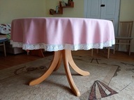 Śliczny obrus na okrągły stół - średnica 174cm !!