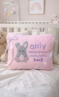 Personalizowana Poduszka Antykoszmarowa z Haftem – Minky Imię Dziecka
