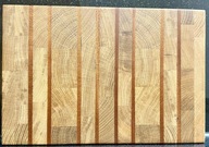 DESKA DO KROJENIA Z DREWNA DĘBOWEGO 28,5x19,5x2,2cm TWOJE LOGO