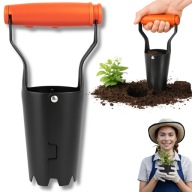 SADZARKA DO CEBULEK RĘCZNA OGRODOWA SOLIDNA DO SADZENIA ROŚLIN STALOWA