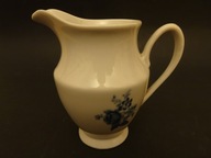 Wawel, mlecznik, niebieskie róże, porcelana, PRL, retro, vintage