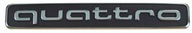 EMBLEMAT NAPIS QUATTRO TYŁ KLAPA AUDI A4 B9 A6 C8