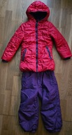 Zestaw kurtka i spodnie narciarskie dla dziewczynki r.110