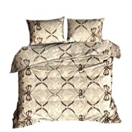 pościel bawełna lux 160x220 +2x70x80 2x50x60 2x40x40 zamek B 248 kokardki b