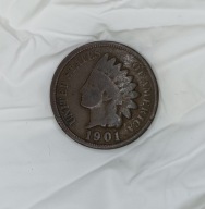 USA - 1 CENT 1901 (2) - INDIANIN - Indian Head