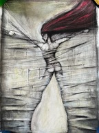 Sławomir Slawek Gruca "Zniewolenie" 2005 30x40 cm