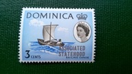 Dominika Dominica * 3c nadruk QEII kolonie angielskie brytyjskie