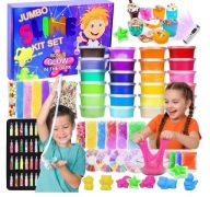 SLIME DUŻY ZESTAW Do Robienia Glutów 120w1 Kreatywny BEZPIECZNY Dla Dzieci