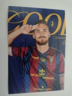 Zdjęcie autograf 10x15 Pogoń Szczecin sezon 24/25 Gol Linus Wahlqvist