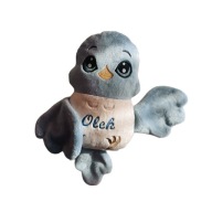 Pluszowy ptaszek imię/metryczka personalizowany prezent dla dziecka
