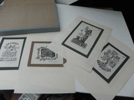 EKSLIBRIS JÓZEF SZUSZKIEWICZ EXLIBRIS ZESTAW GRAFIKA