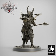 Bloodknight Axe Attack - OI - figurka RPG DnD D&D - druk 3D 14K