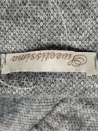 SWEETISSIMA Sukienka Na Co Dzień Damska Szara Midi (EU 38)