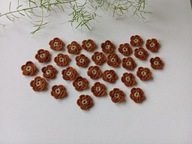 Szydełkowe kwiatuszki 3 cm