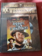 DOBRY , ZŁY I BRZYDKI WESTERN /KSIĄZKA ORAZ FILM DVD BDB /FOLIA