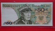 50 zł 1988 ,seria GD 5842702,stan II-,rzadsza seria