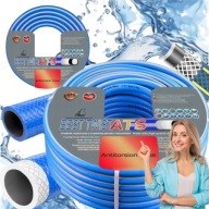 Wąż ogrodowy gumowy Best ATS Twist nie skręcający się 1/2" 50 m niebieski