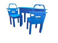 Stolik i dwa krzesełka drewniane auta 92-116