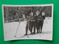 PRL towarzystwo narty Zakopane 1957 (442a)