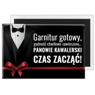 MAGNES pamiątka WIECZÓR KAWALERSKI PREZENT dla PANA MŁODEGO i GOŚCI
