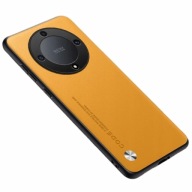 Etui dla Honor Magic 6 Lite Silikon Skóra PU Case Code Zółte Miodowe Yellow