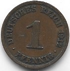 Niemcy 1 pf.1912 A