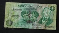 Szkocja - banknot - 1 Funt 1984 rok - Bank of Scotland