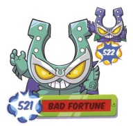 SUPER ZINGS seria 7 521 Bad Fortune zielony