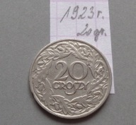 20 groszy z 1923 roku , II RP