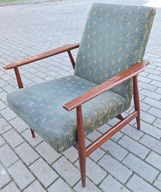 Fotel Lisek PRL, Fotel 300-190, Henryk Lis, fotel Prl, vintage
