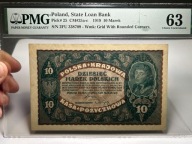 10 marek Polskich 1919 PMG63