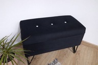 Ławka pufa puf otwierana 60x30 schowek pojemnik tapicerowana siedzisko