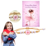 PREZENT NA DZIEŃ KOBIET BRANSOLETKA DLA DZIEWCZYNKI SZKOŁA NIEJ ZESTAW