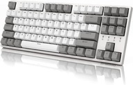 KLAWIATURA MECHANICZNA DURGOD TAURUS K320 CREAM WHITE CHERRY MX BLUE DE