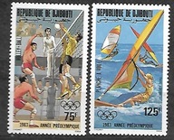 DJIBUTI - I. O. Los Angeles`84 -windsurfing-siatkówka1983 ** Mi 361-2 (263)