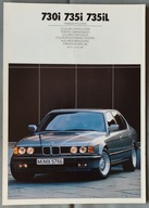 Prospekt BMW 7 E32 Lakiery i tapicerki 1 / 1988