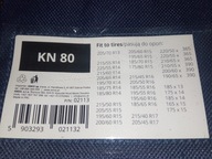 AMIO ŁAŃCUCHY ŚNIEGOWE 12mm KN-80 225/55R14