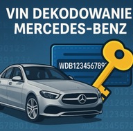 Mercedes-Benz, dekodowanie VIN, kod silnika, skrzyni, kod lakieru, soft