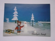 Bajka dobranocka MIŚ USZATEK - pocztówka z lat 70-tych