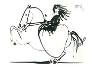 PABLO PICASSO - Jacqueline #14 - Toros y Toreros - 1961 r.!
