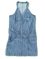 Sukienka szmizjerka Reserved jeans dł.90 38/M , BDB