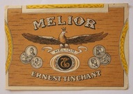 ETYKIETA - MELIOR - ERNEST TINCHANT, BARDZO RZADKA, UNIKAT