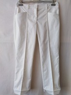 Spodnie białe,proste, w kant -40